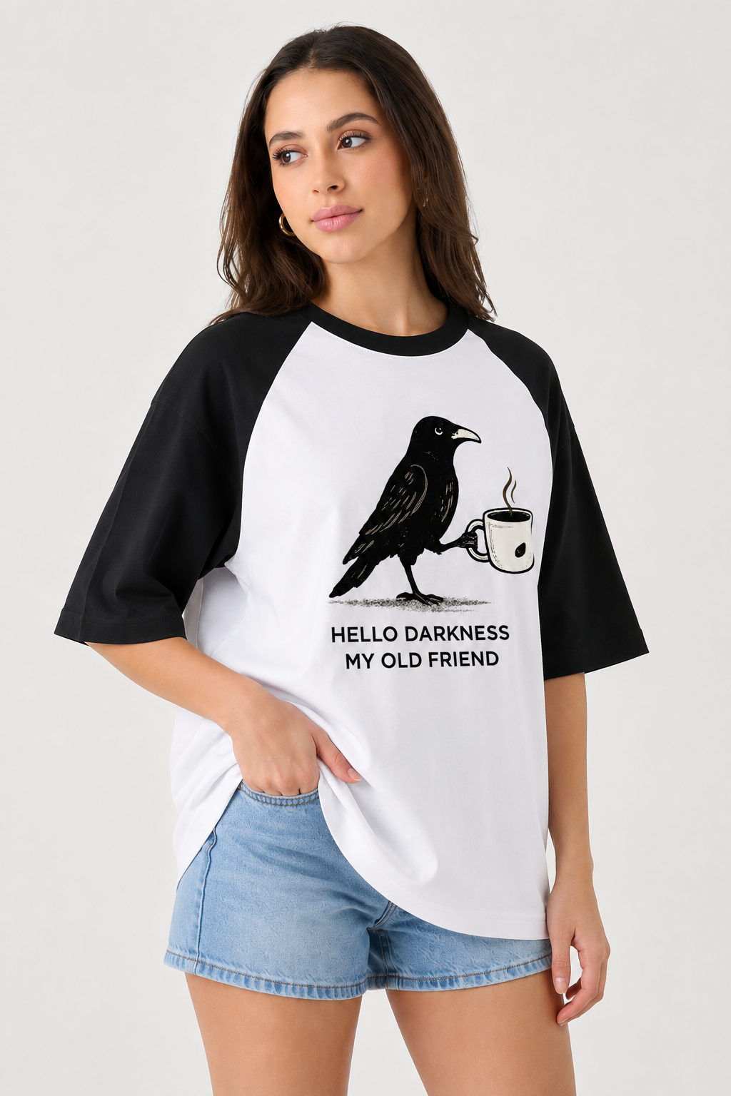 Hello Darkness-Oversized tee