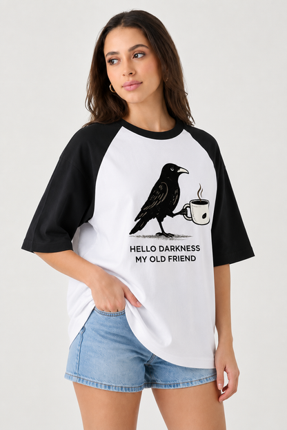 Hello Darkness-Oversized tee