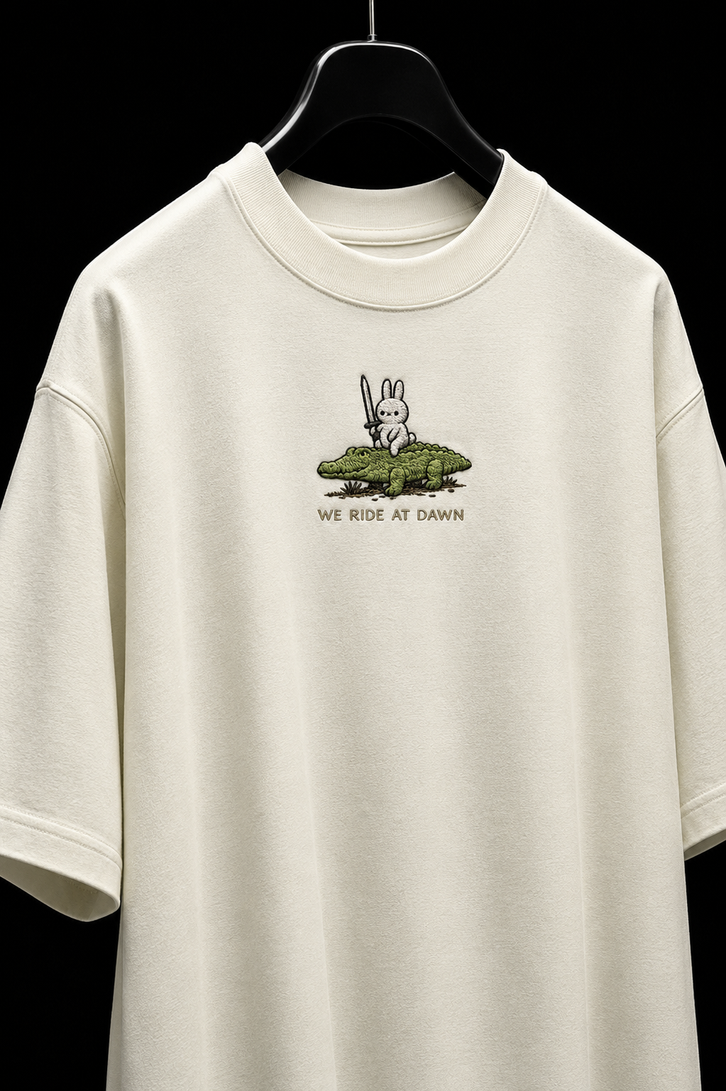 Dawn Raiders Embroidered Oversized Tee
