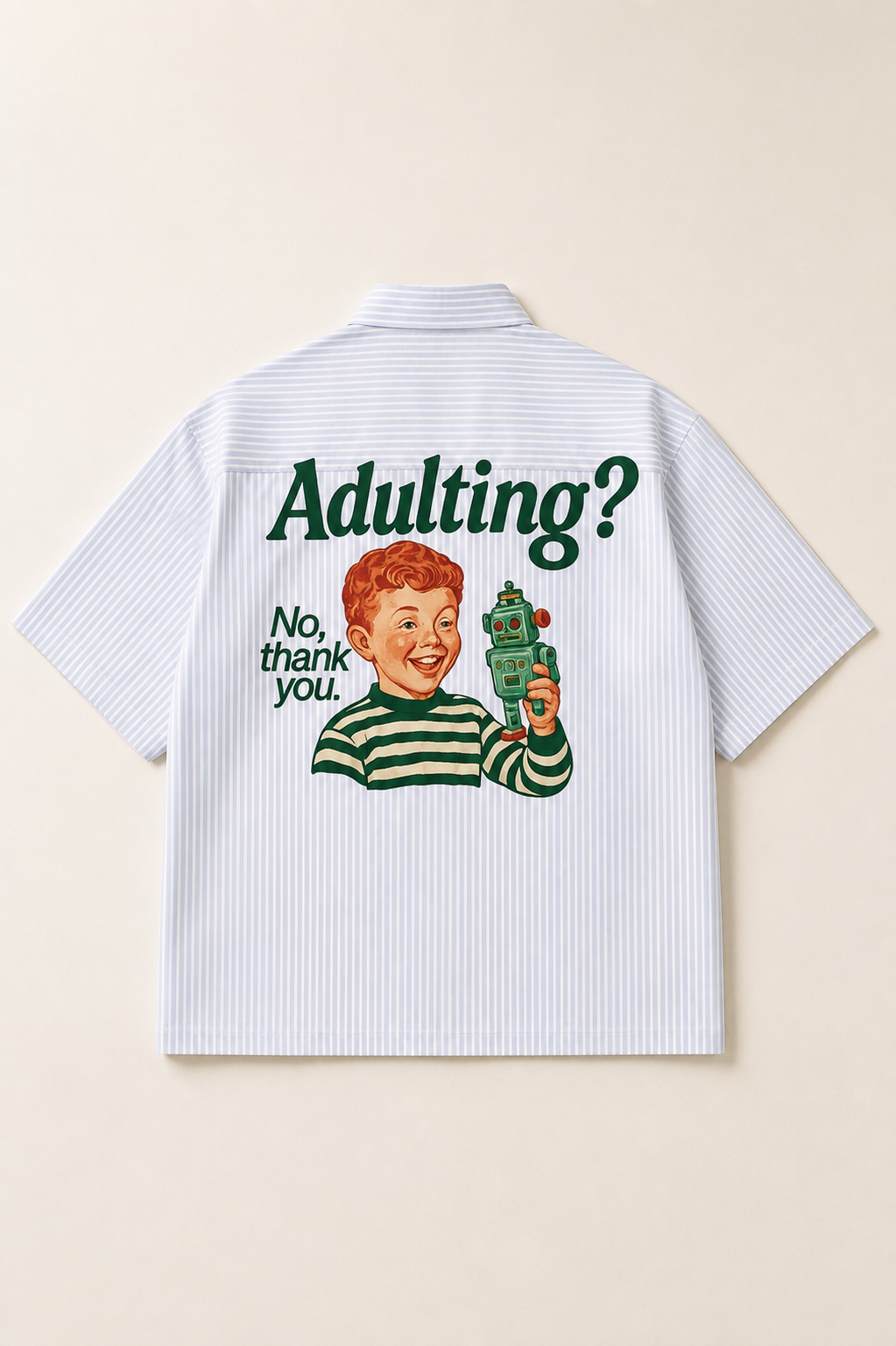 Adulting-Premium Boxy fit Shirt