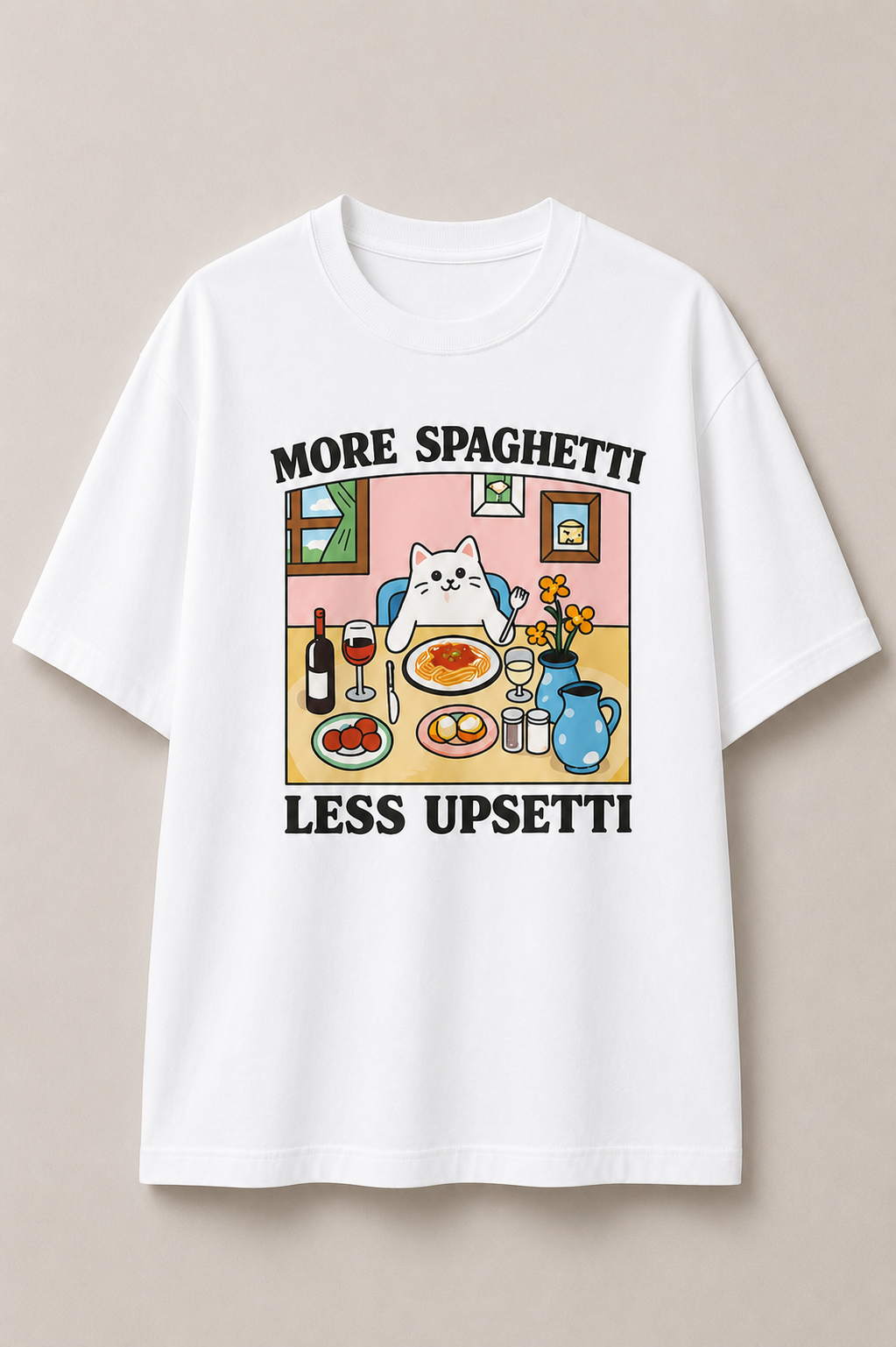 More Spaghetti-Oversized Tee