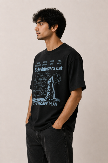 Schrodinger's Cat-Oversized Tee