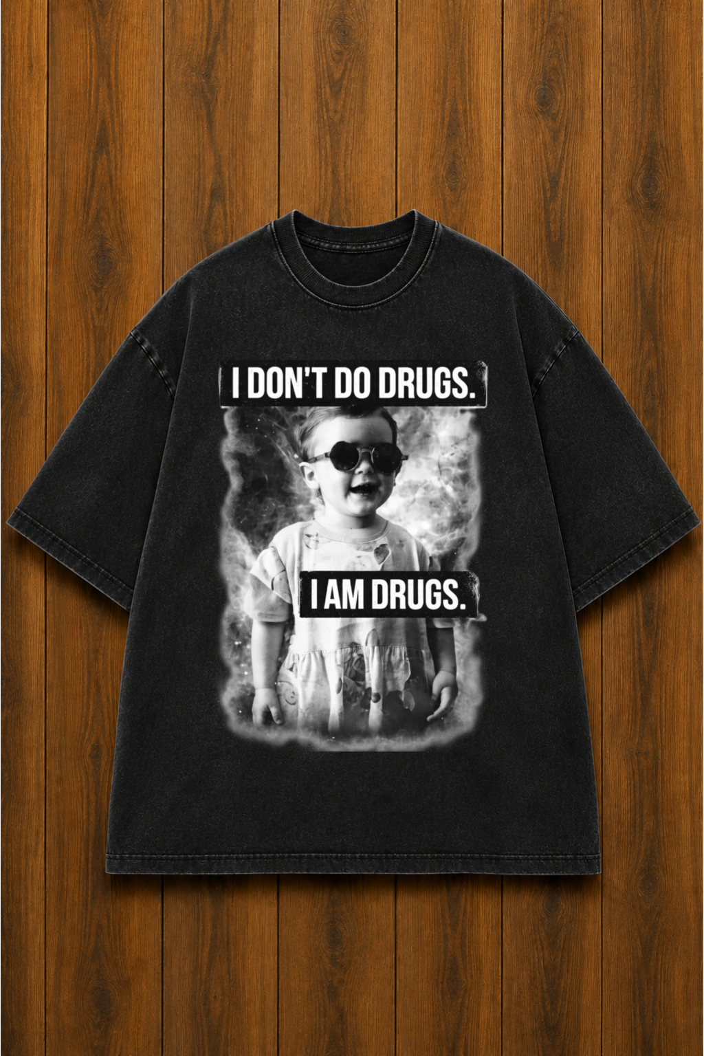 I dont do drugs-Vintage Fade Tee