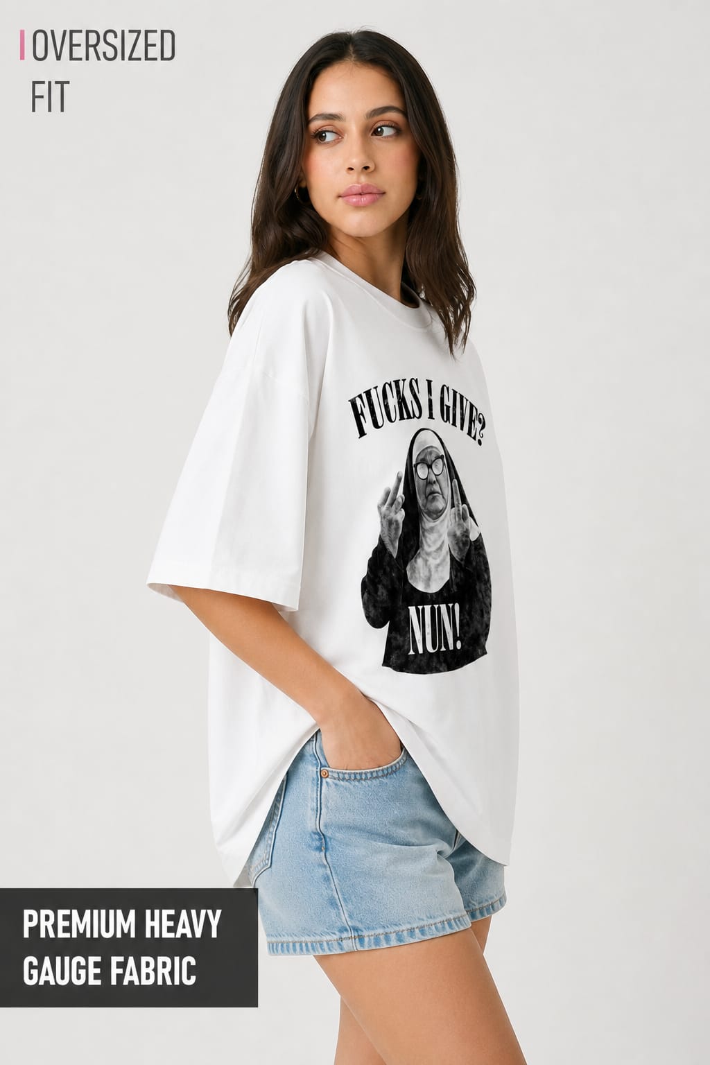 Fucks i give? Oversized tee