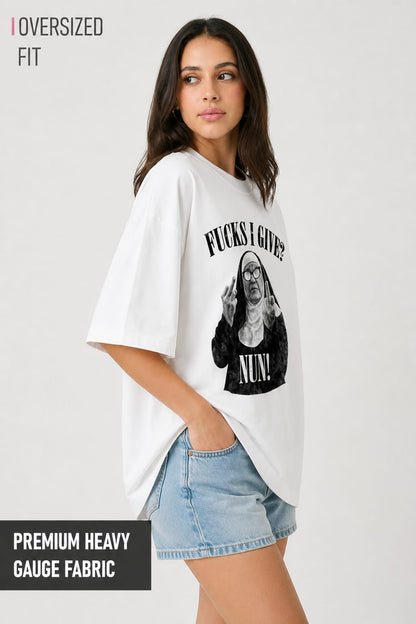 Fucks i give? Oversized tee