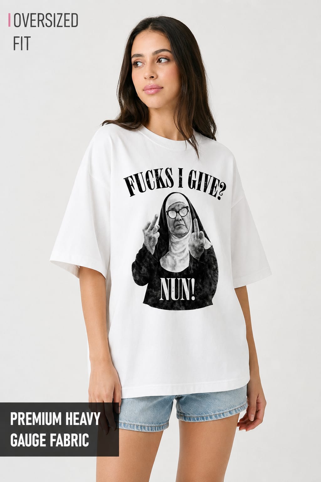 Fucks i give? Oversized tee