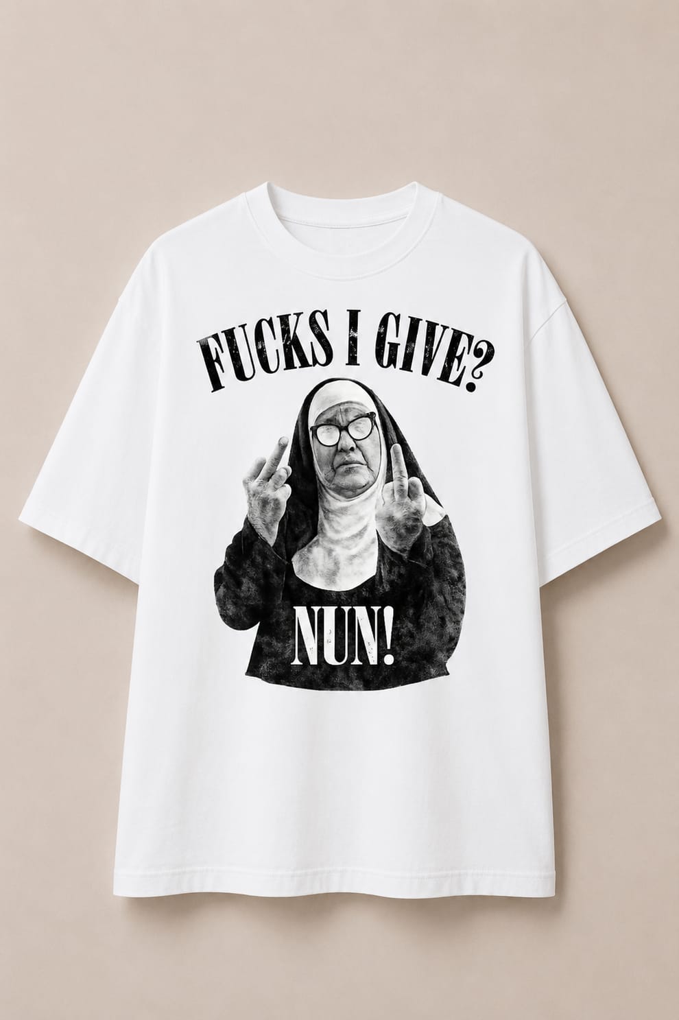 Fucks i give? Oversized tee