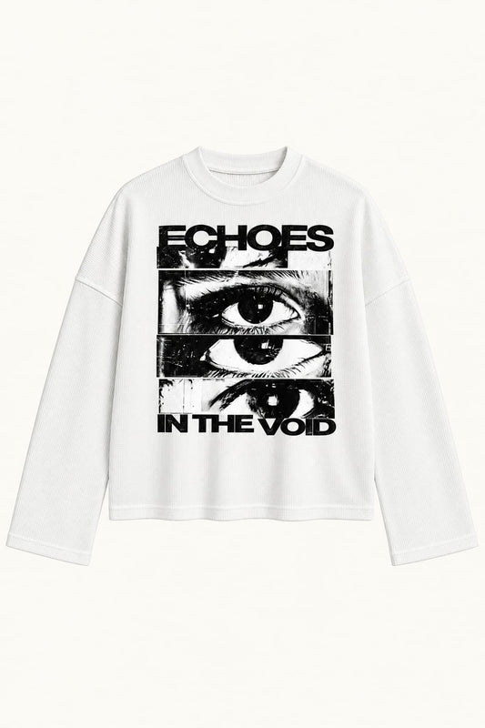 Echoes in the Void-Oversized Waffle tee