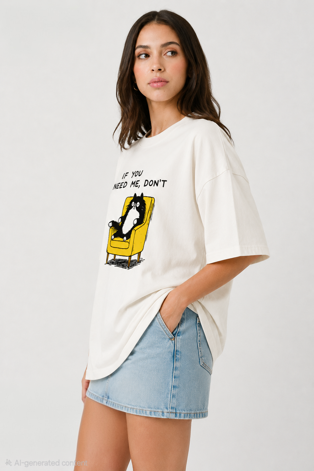 If You Need Me - Oversized Tee