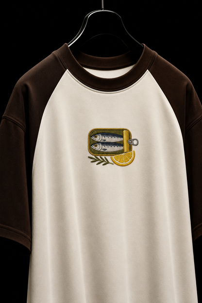 Sardine Society Embroidered Raglan Tee
