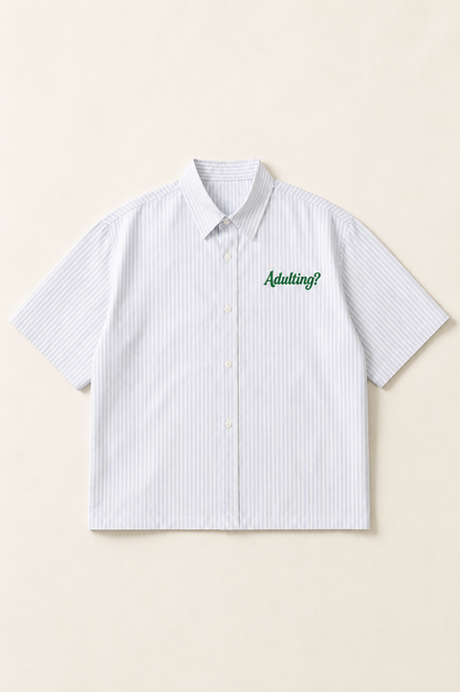 Adulting-Premium Boxy fit Shirt
