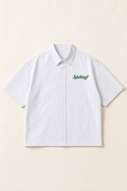 Adulting-Premium Boxy fit Shirt