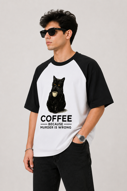 Murder Is Wrong-Oversized tee