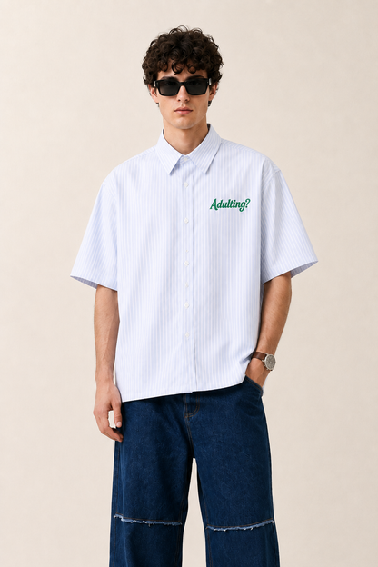 Adulting-Premium Boxy fit Shirt