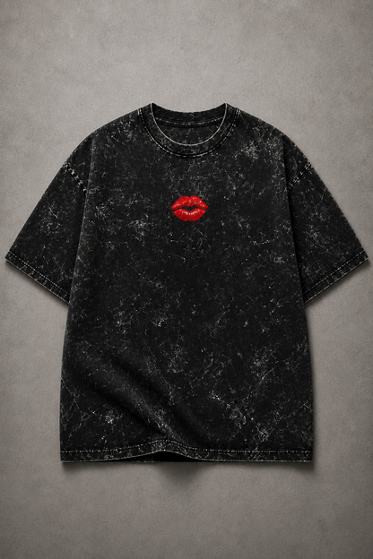 Wake up barbie-Acid Washed Oversized Tee