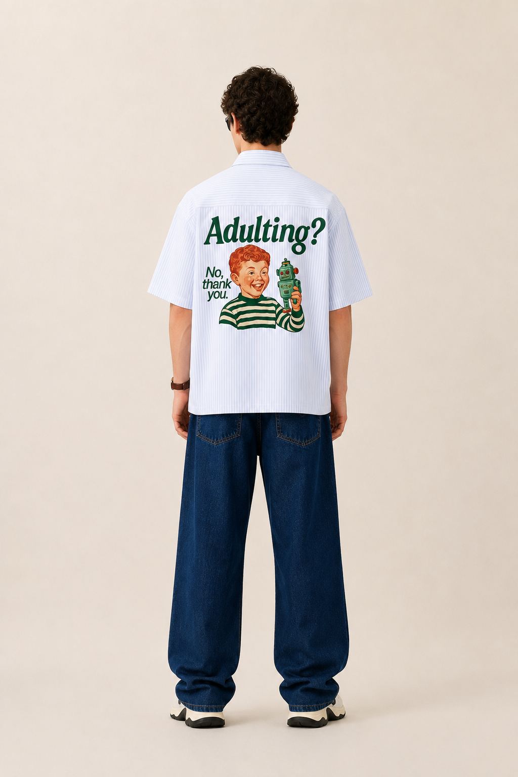 Adulting-Premium Boxy fit Shirt