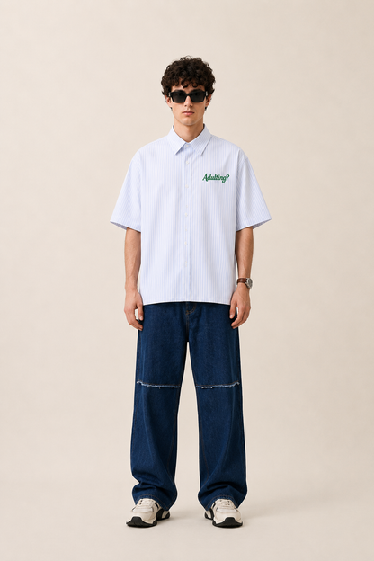 Adulting-Premium Boxy fit Shirt