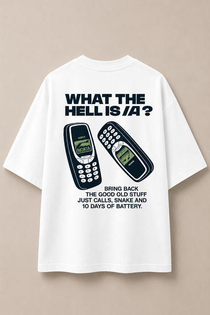Old School Signal Tee-Oversized tee