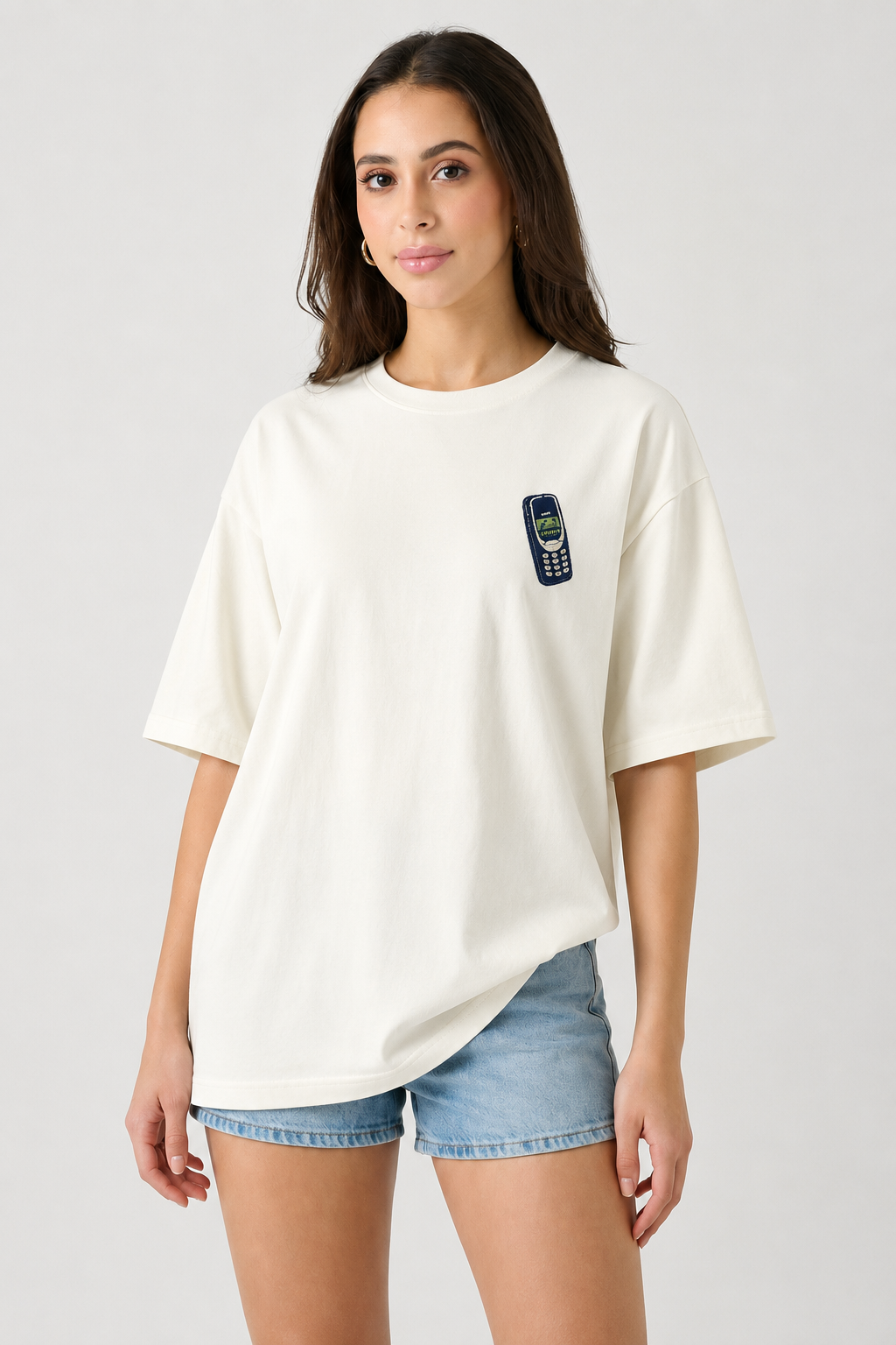 Old School Signal Tee-Oversized Tee