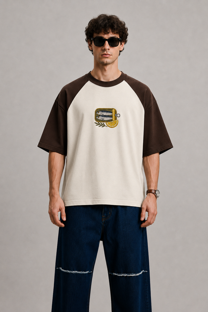 Sardine Society Embroidered Raglan Tee