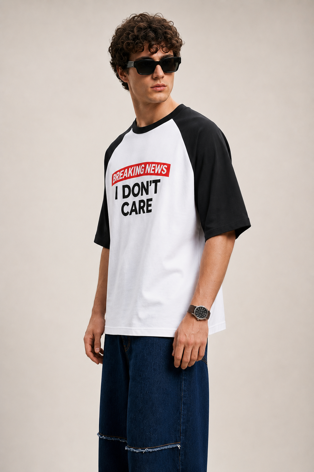 Breaking News-Oversized tee