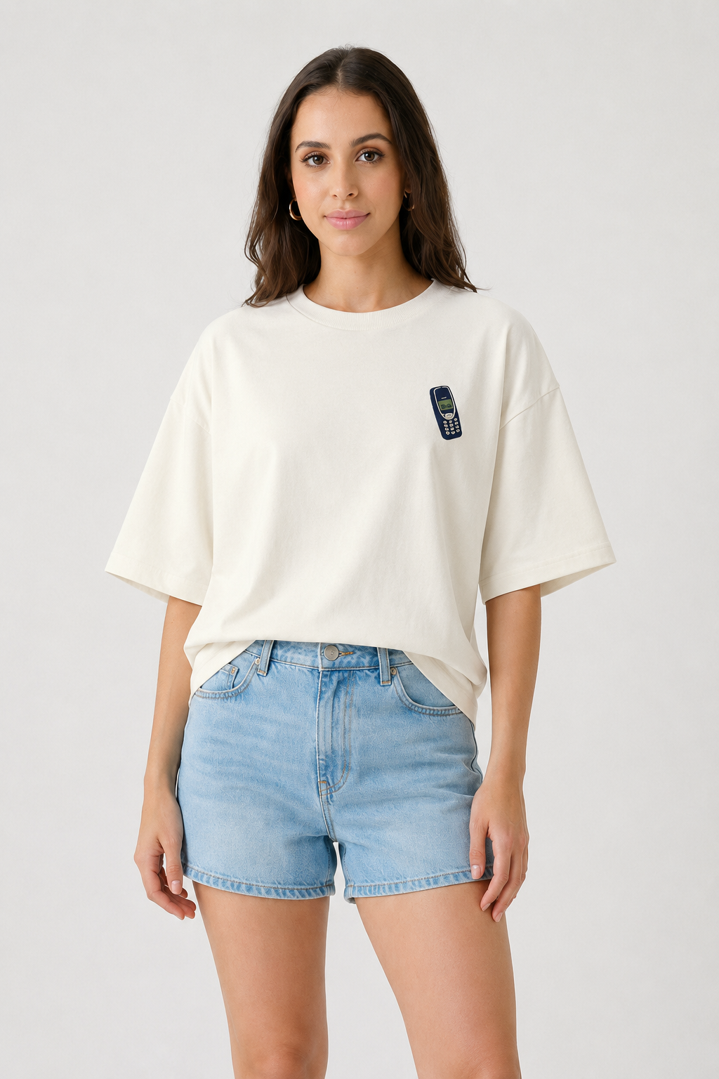 Old School Signal Tee-Oversized tee