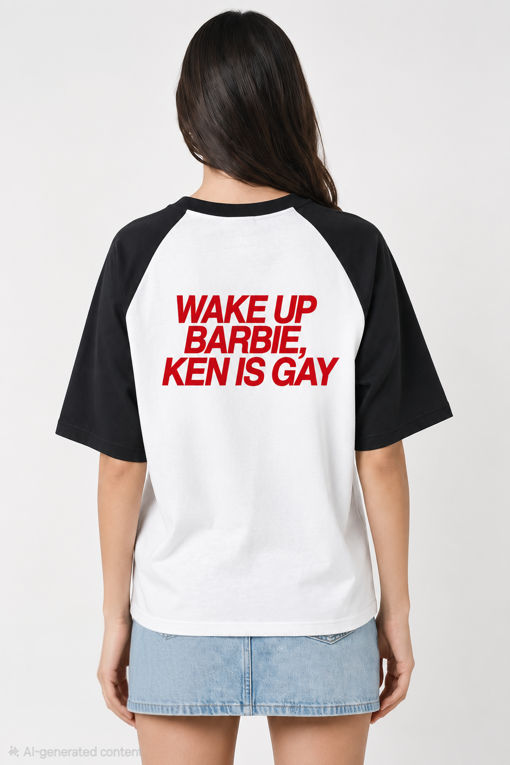 Wake Up Barbie-Oversized Tee