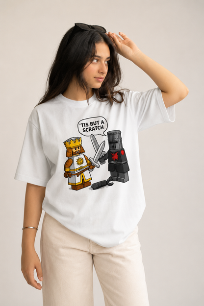 Tis but a scratch-Oversized tee