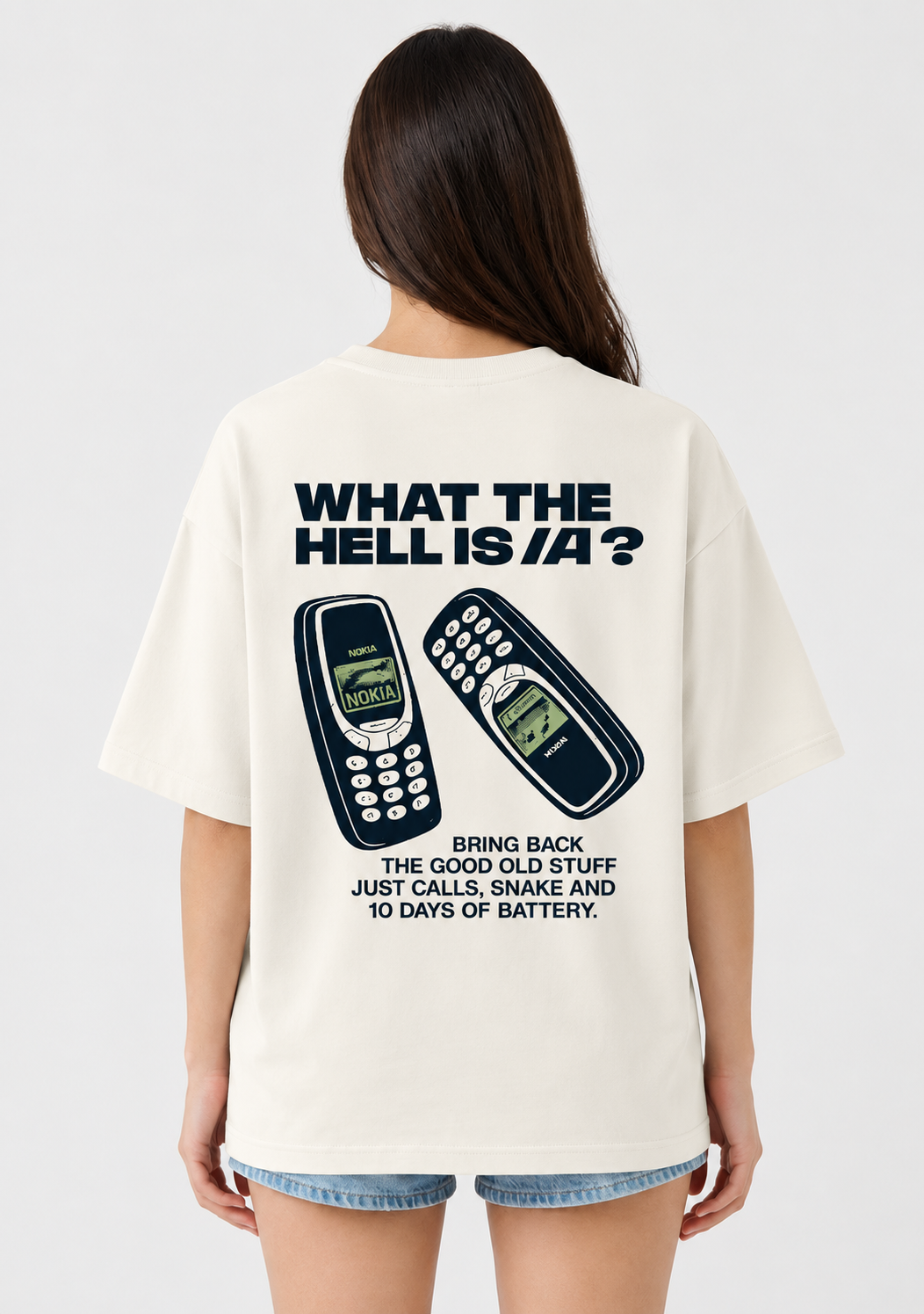 Old School Signal Tee-Oversized Tee
