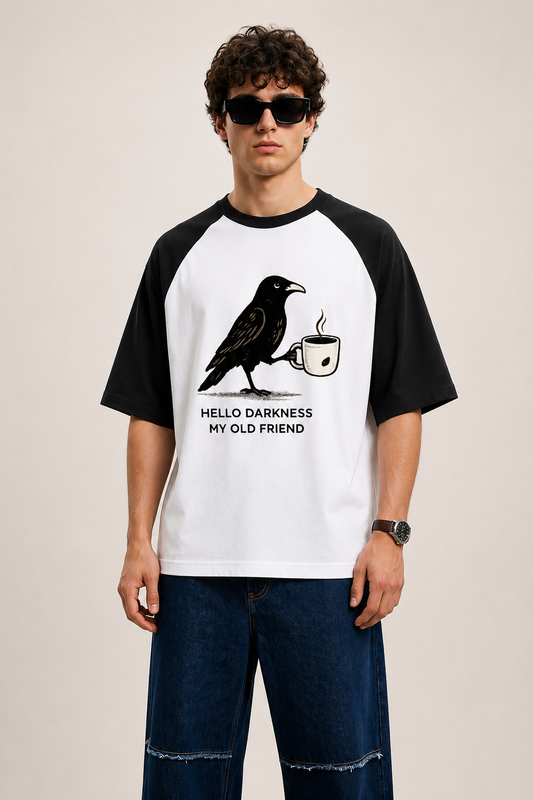 Hello Darkness-Oversized tee