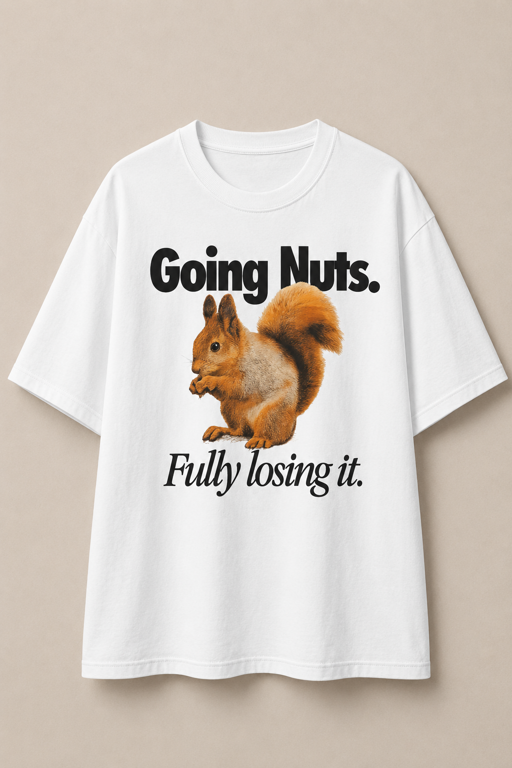 Going Nuts-Oversized Tee