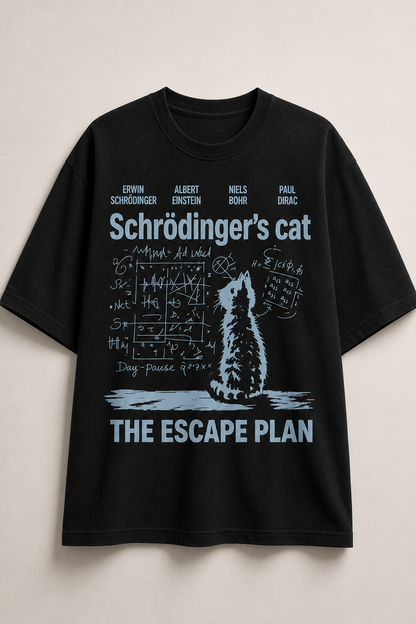 Schrodinger's Cat-Oversized tee
