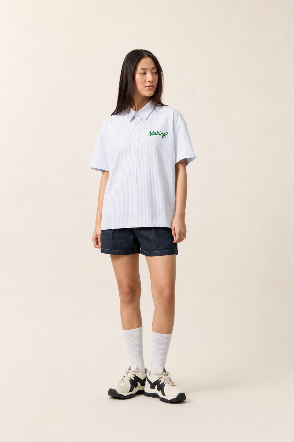 Adulting-Premium Boxy fit Shirt