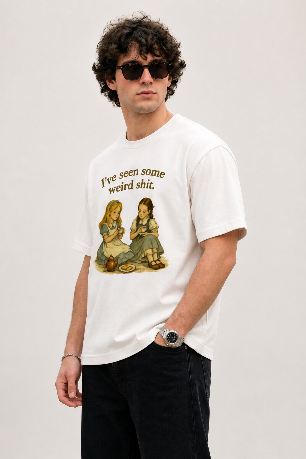 Tea & Trauma-Oversized Tee