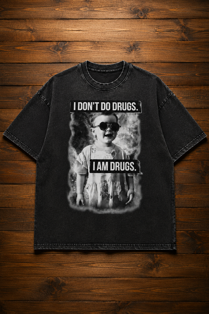 I dont do drugs-Vintage Fade Tee