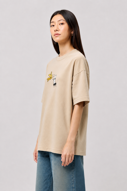 Slip Happens — Embroidered Oversized Tee