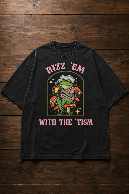 Rizz 'Em-Vintage Fade Tee