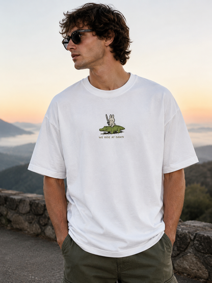 Dawn Raiders Embroidered Oversized Tee