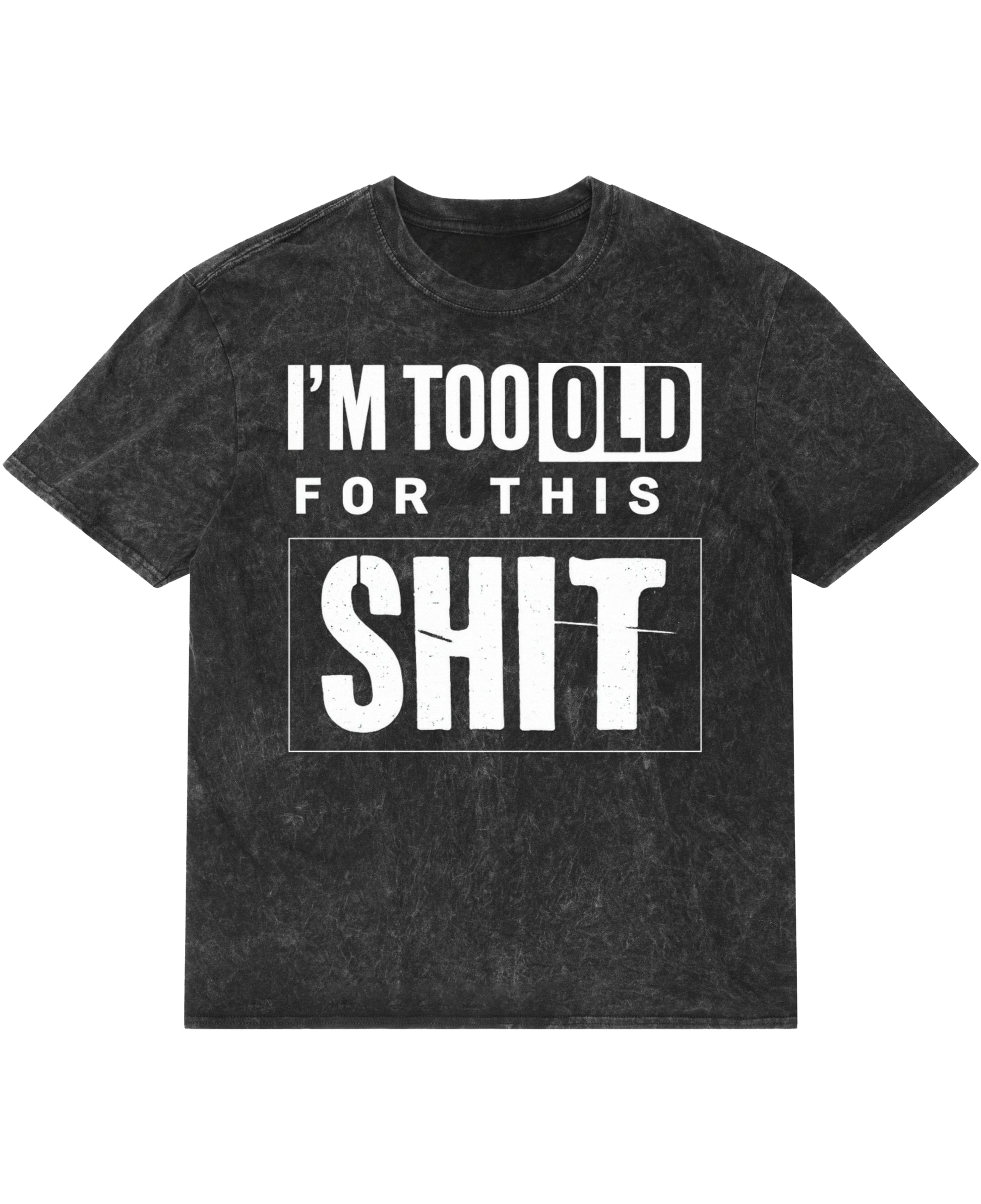 Acidwash Oversized T-shirt Front Design