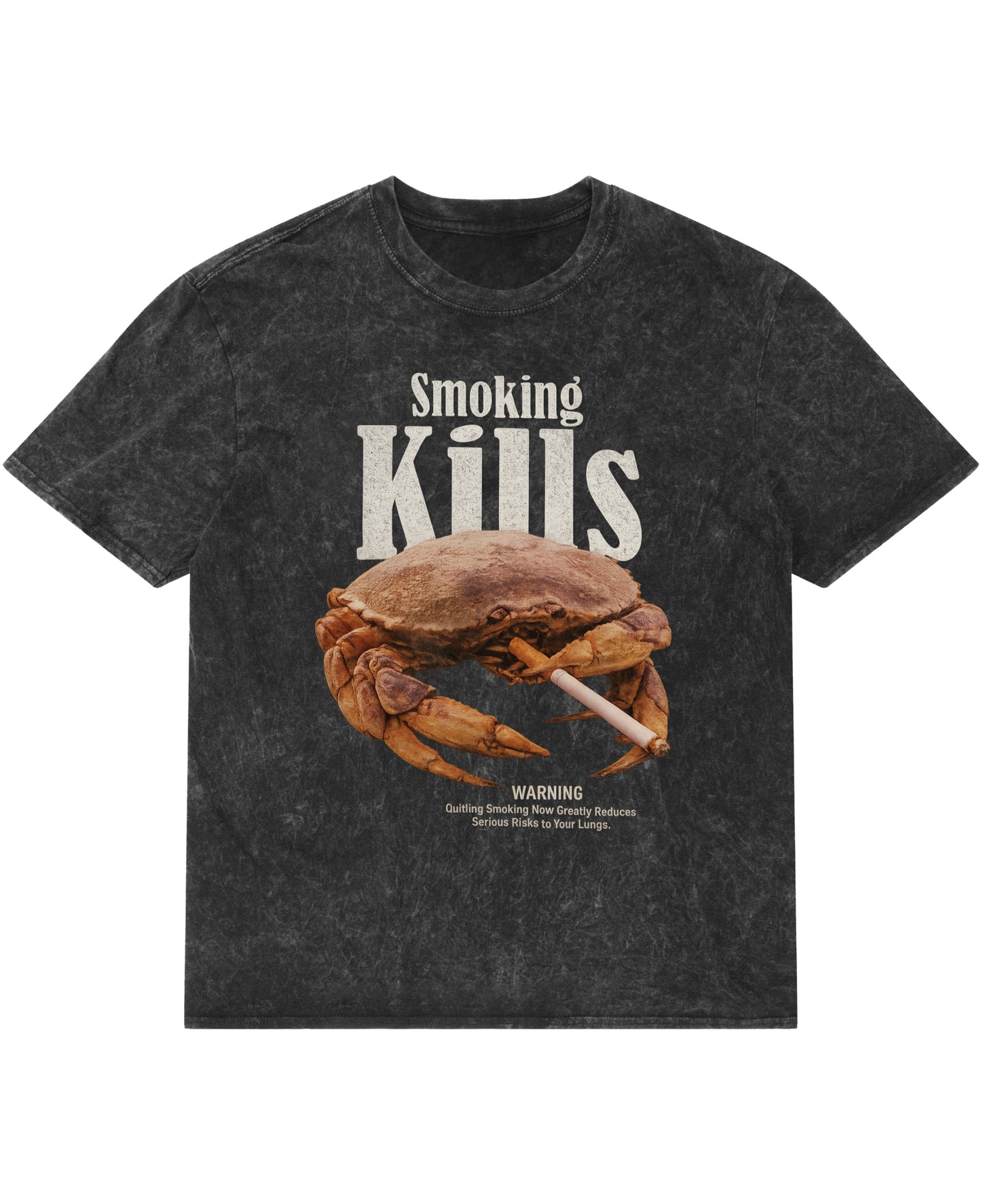 Acidwash Oversized T-shirt Front Design