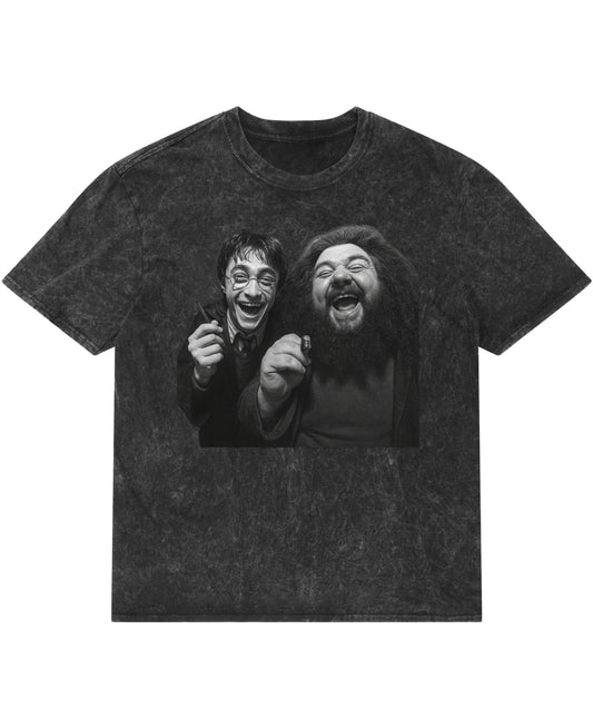 Acidwash Oversized T-shirt Front Design